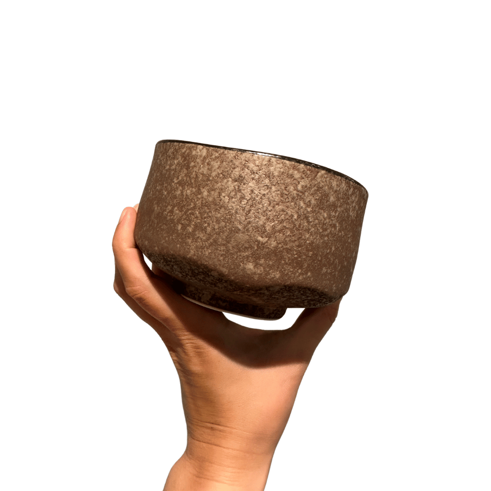 Rustic Brown Matcha Cup