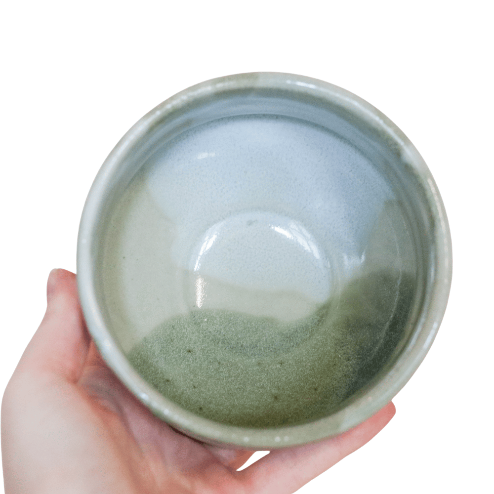 Beige &amp; Green Matcha Cup